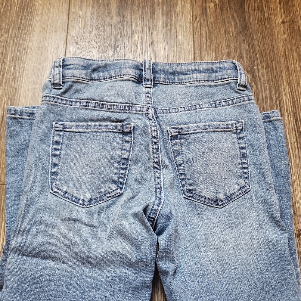 Cat & Jack Kids Size 8 Flare Blue Jeans - Picture 3 of 3